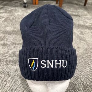 SNHU Southern New Hampshire University Navy Blue Beanie Winter Hat OSFA
